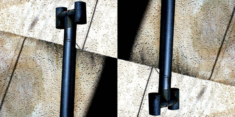 Pipe with 2 lines