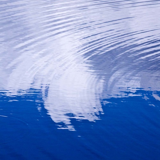 Cloud in water