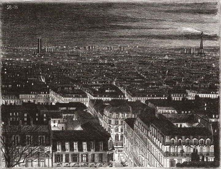Parijs bij Avond