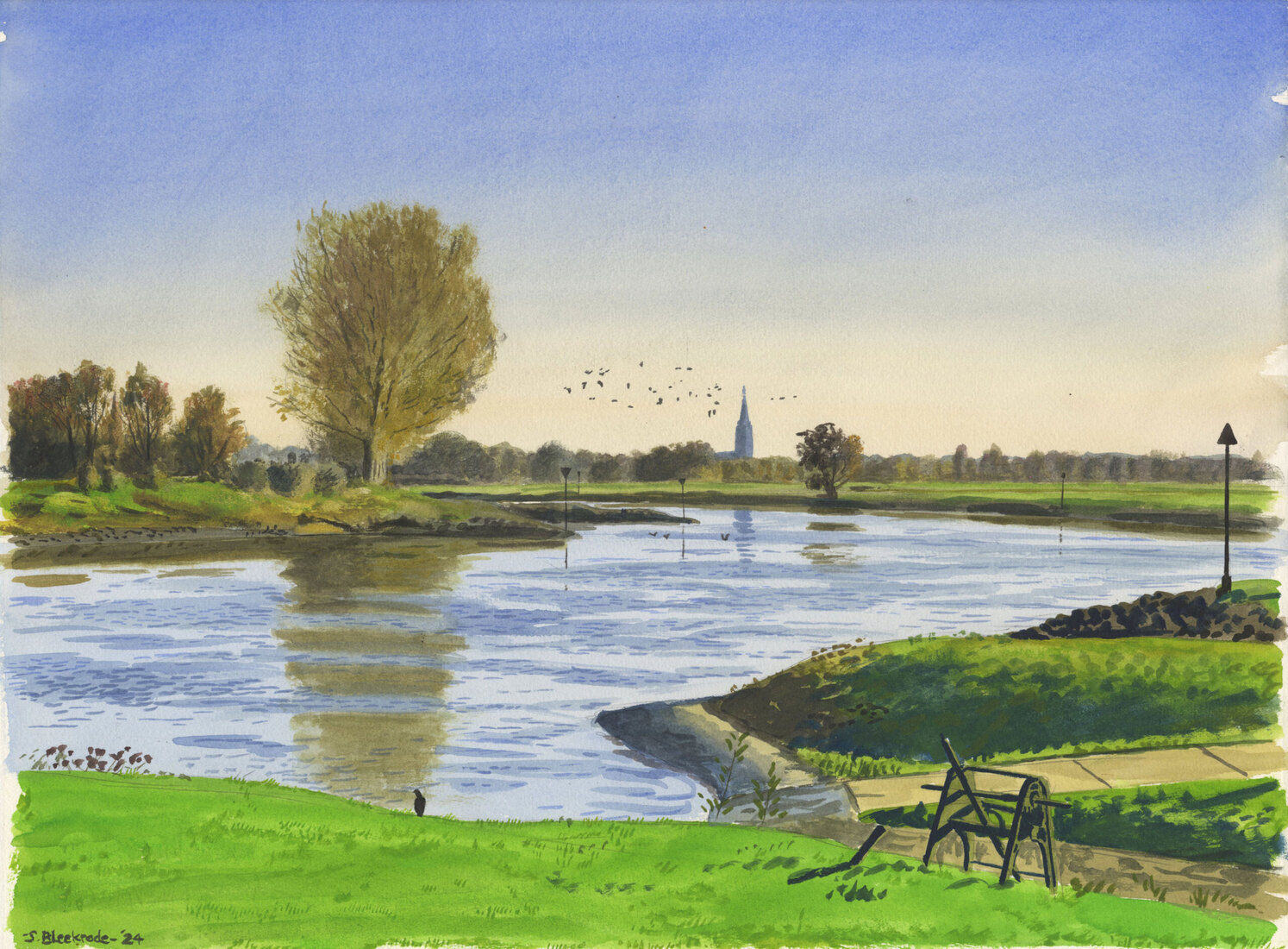 De IJssel bij Dieren