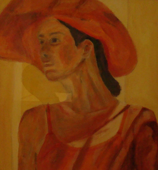 meisje met zonnehoed