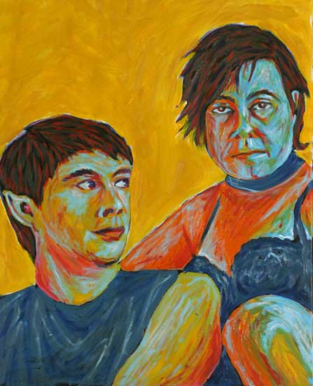 Dubbelportret met Olga de la Fontaine