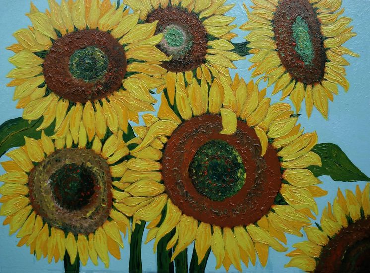 Zonnebloemen