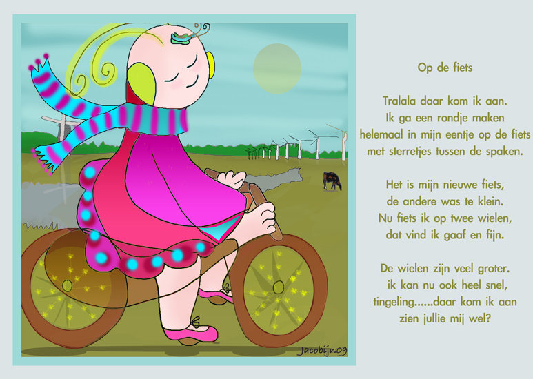 Lollipop op de fiets