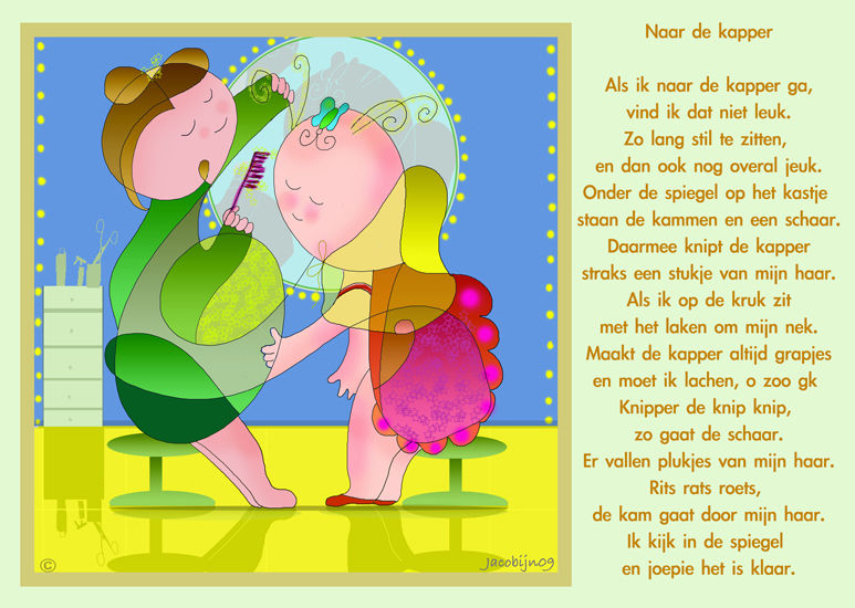 Lollipop bij de kapper