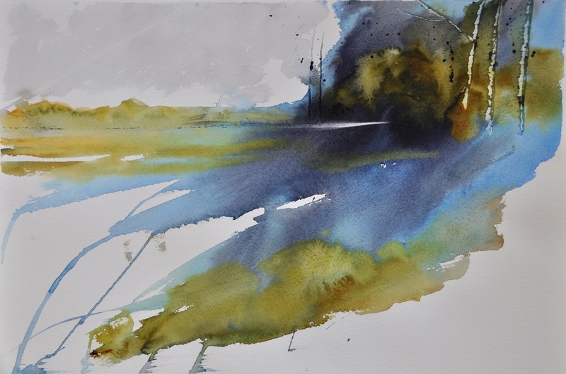 Landschapje abstract