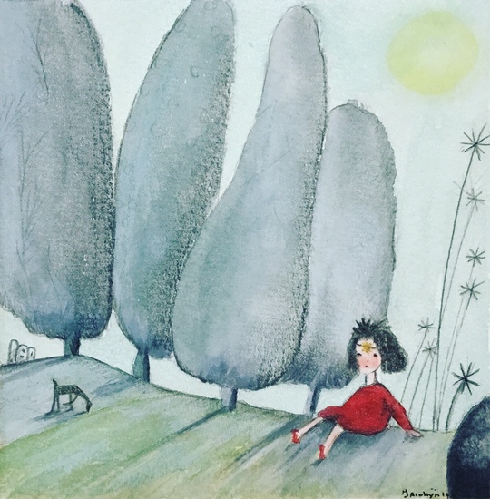 Scene fairy tail, ‘The 12 brothers” looking for vegetables for her 12 brothers