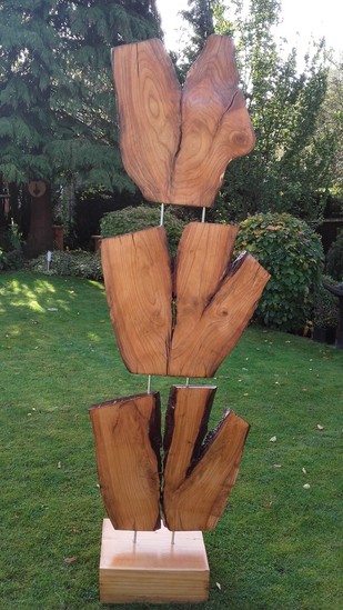 Three Pieces of Cherry Wood