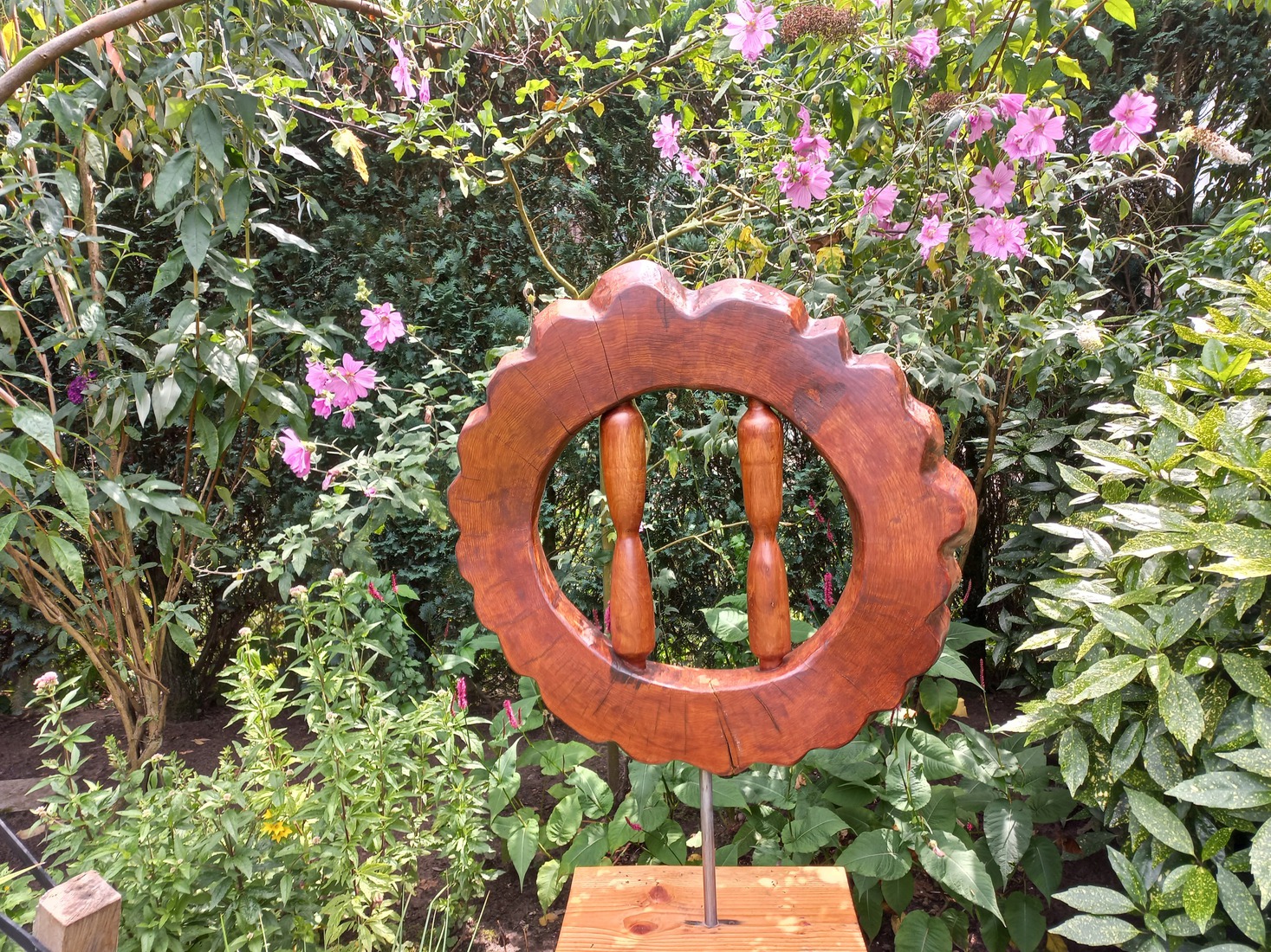 Iepenschijf met tussenstukken van Wilde Pruim