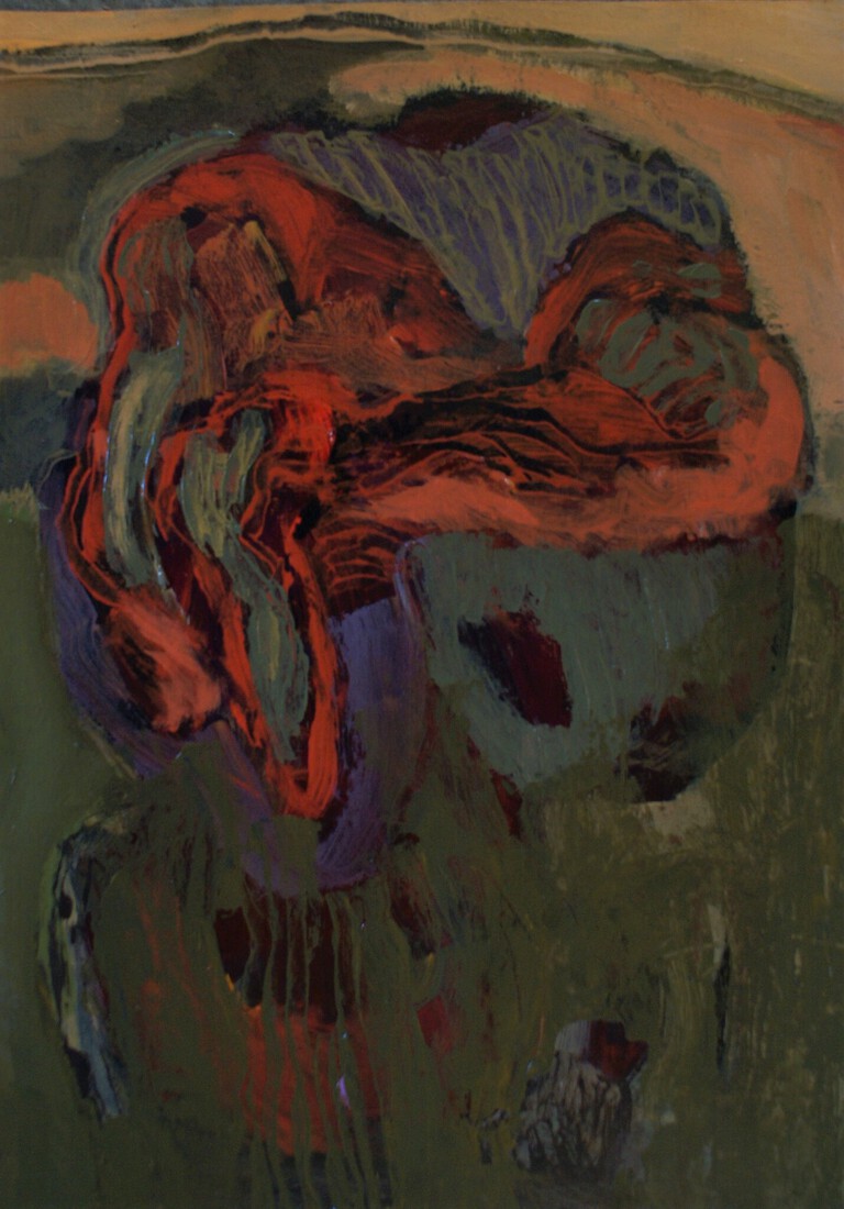 zonder titel 10, acryl op papier 28 x 21