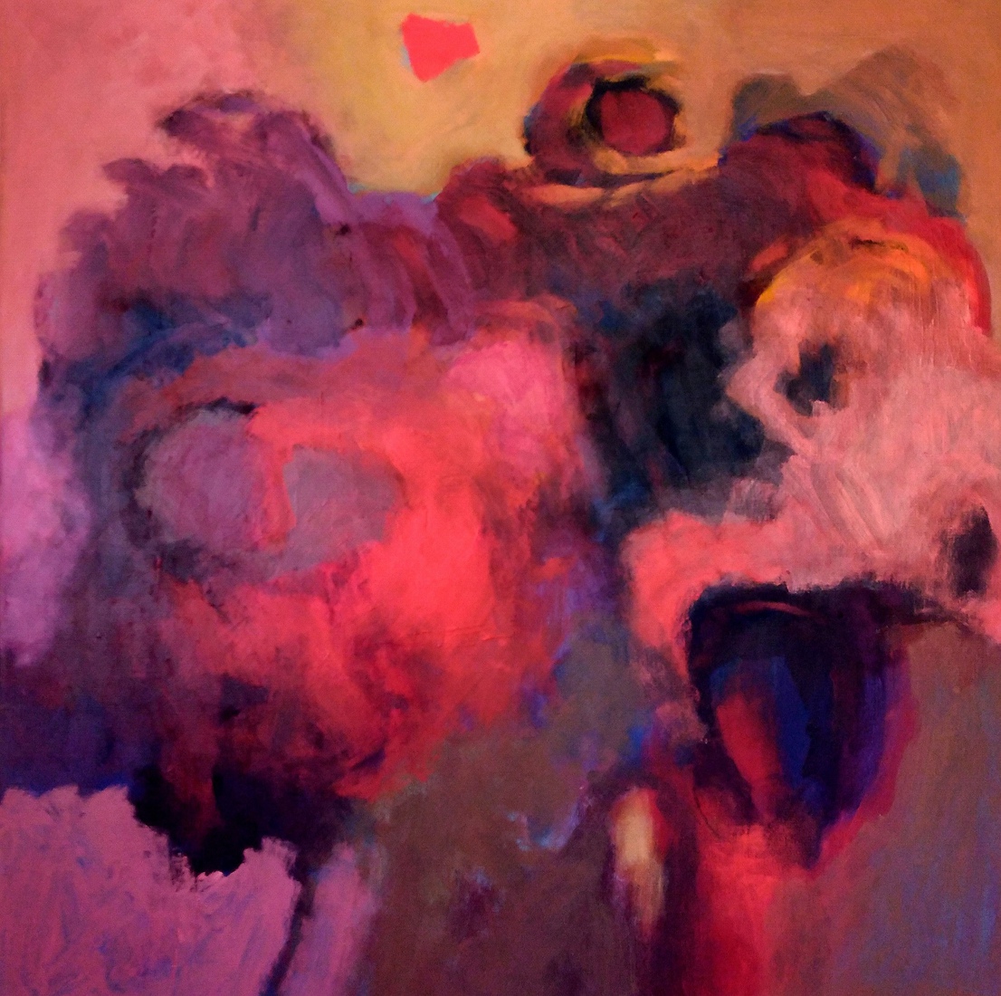 zonder titel, acryl op doek 60 x 60