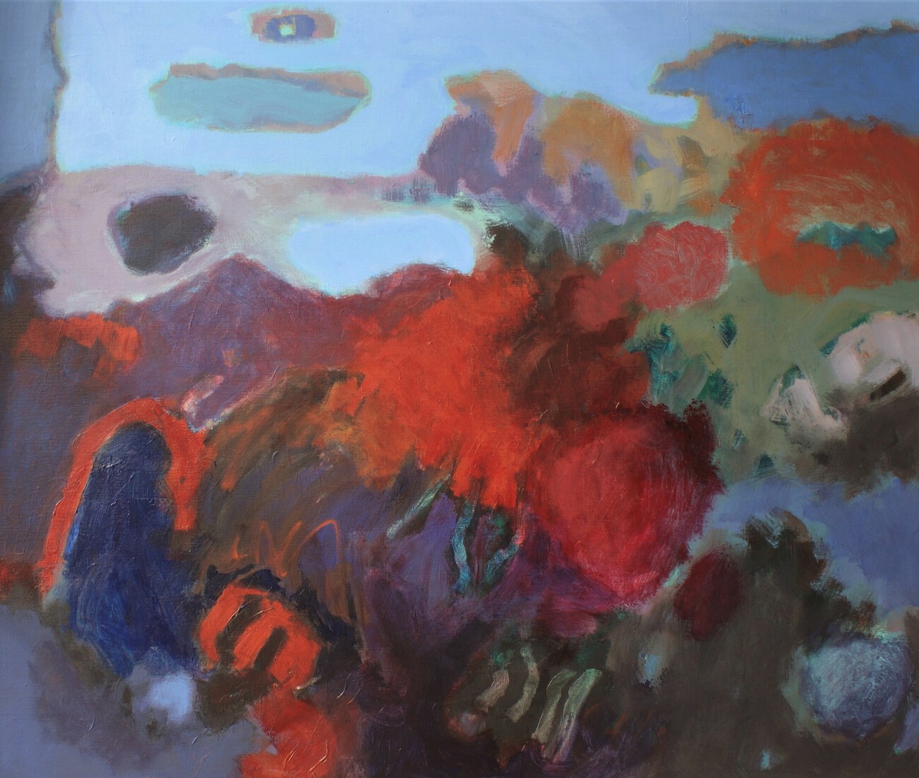 zonder titel 12, acryl op doek 100 x 120