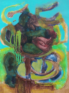 Vol vuur aan het werk. Soms met 10 werken tegelijk. Stoom uit de oren, hartslag omhoog en blij verrast door processen en resultaten.