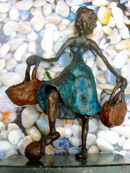 oudere voetballende dame