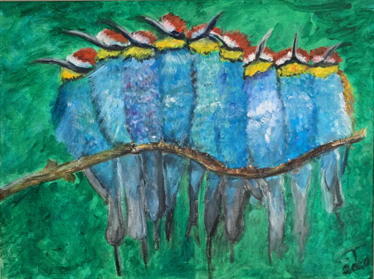 Lekker tegen elkaar aan.