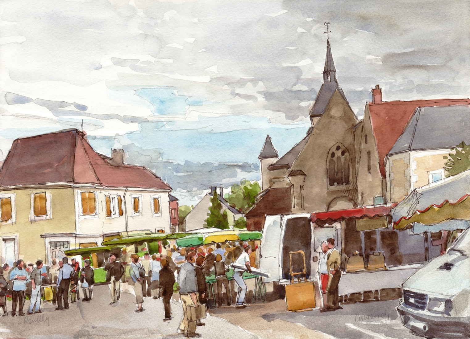 Marché à Reuilli