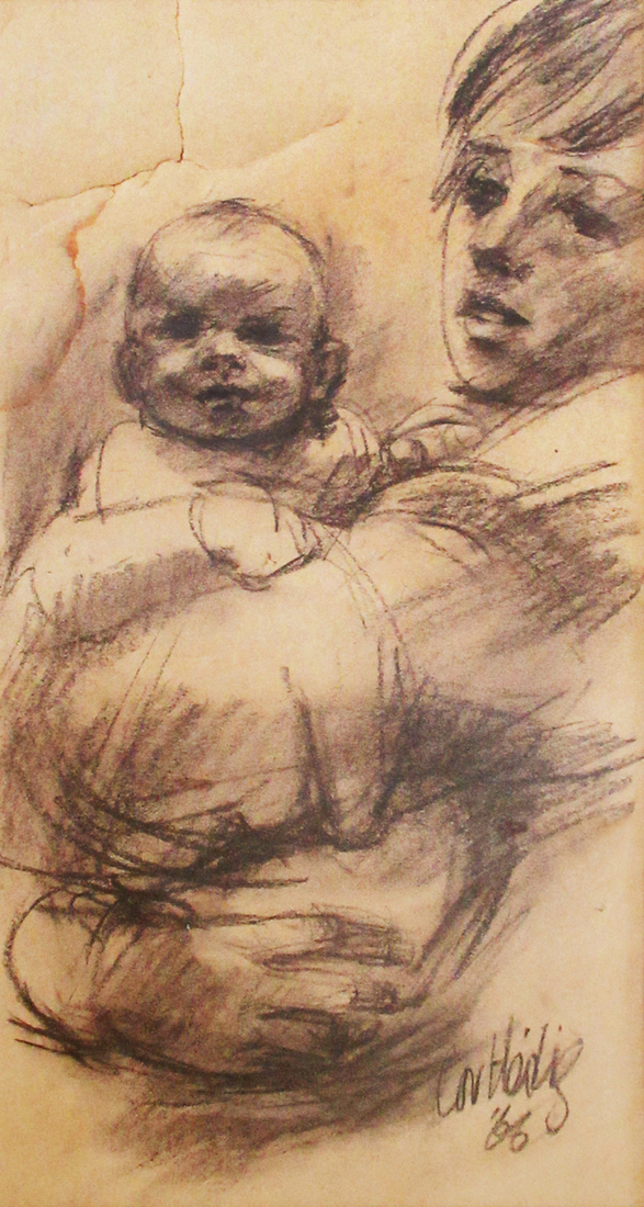 Tineke en onze zoon Erik