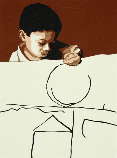 So I draw the most beautiful things...