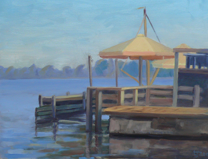 Terras De Paalkoepel Paterswoldse meer