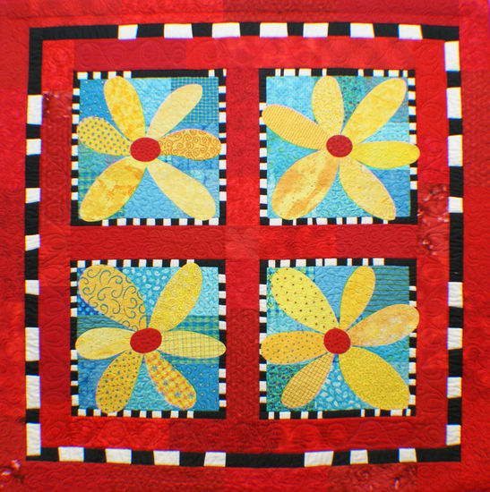 bloemen in het morgenrood