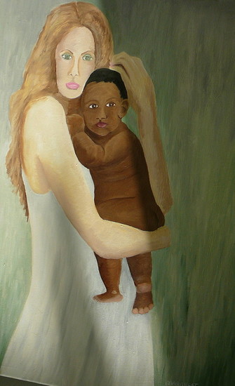 Meisje met Lief Jongetje