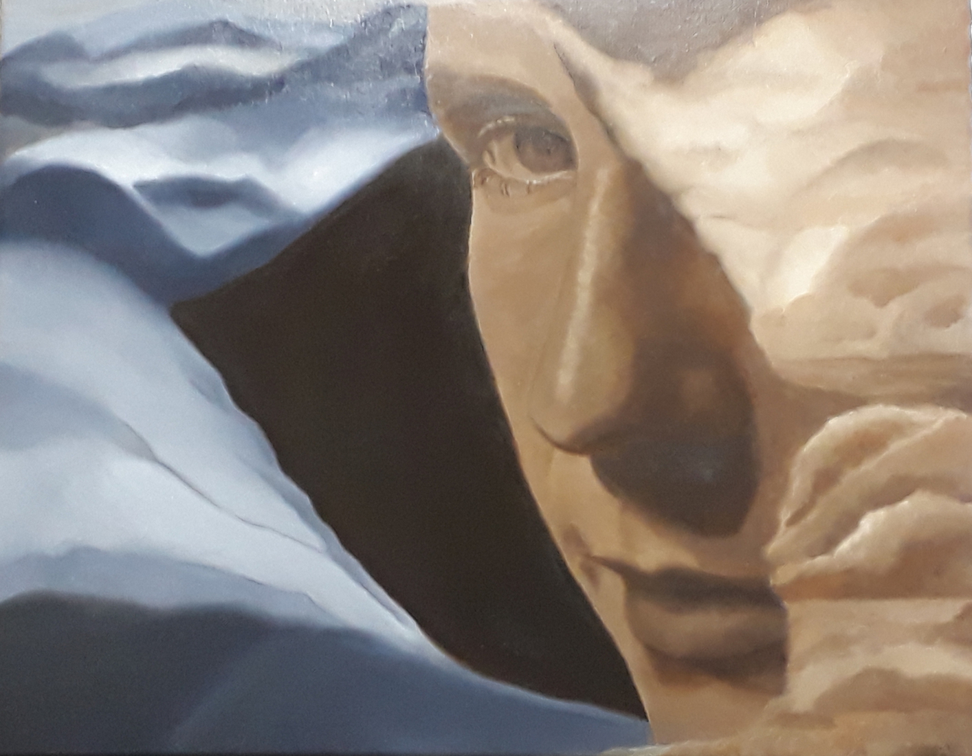 Gezicht in de wolken 1