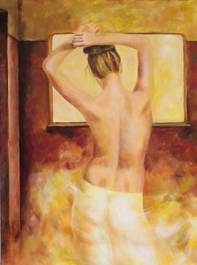 Vrouwelijk naaktmodel