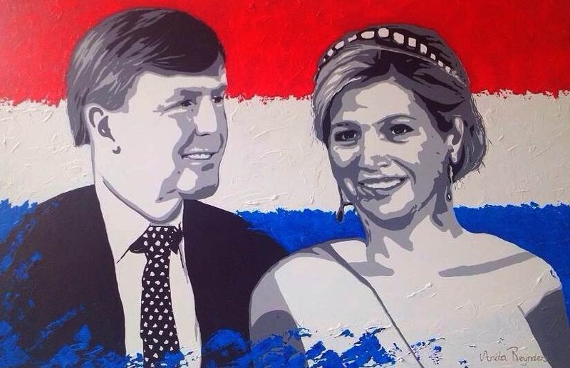 staatsieportret Willem Alexander en Maxima