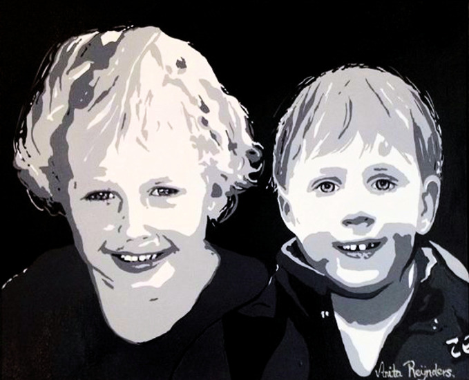 portret 2 broers