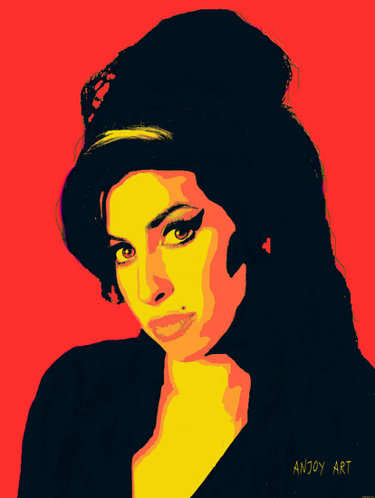 Pop art 'Amy'