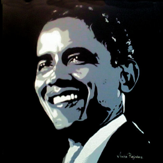Portret Barack Obama