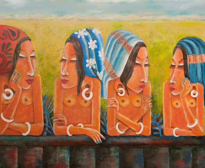 Workers on the ricefield