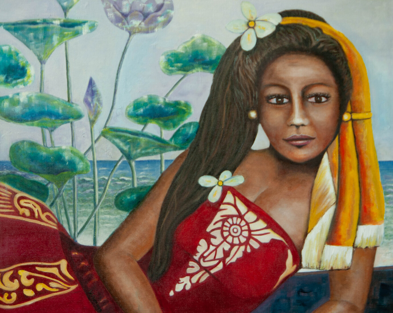 Girl with the red dress