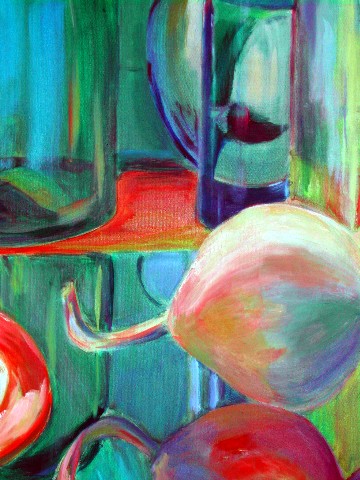 flessenkalebas - reflecties