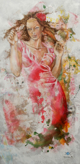 Tryptich The 3 Norns, Verdandi