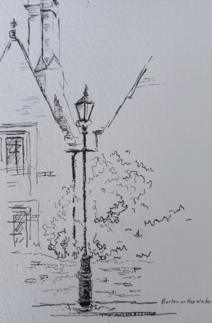 Drawing Bourton on the water