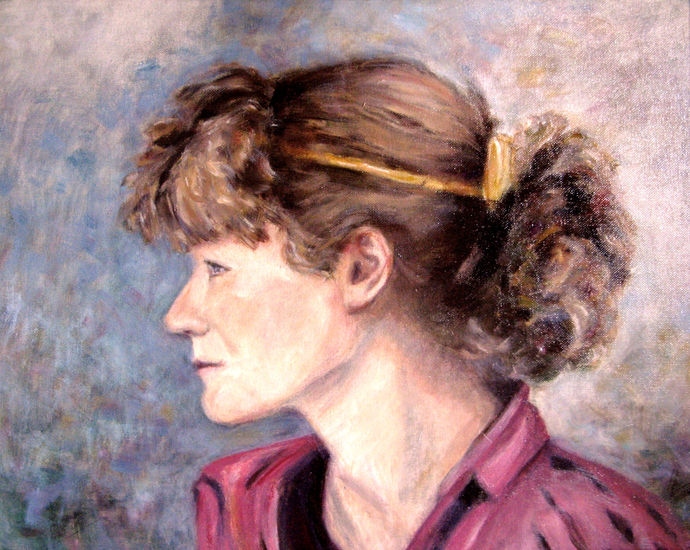 Portret vrouw staartje