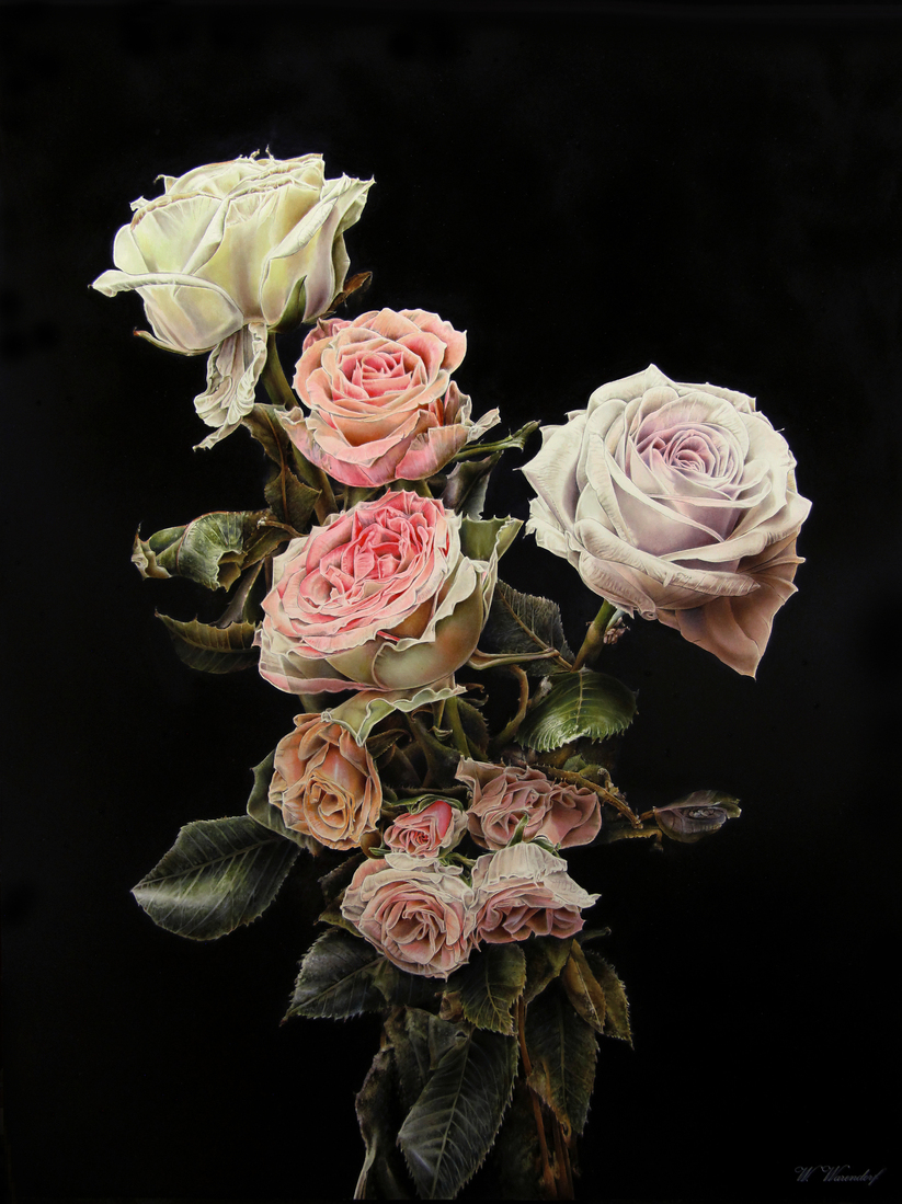 Rose scent and Moonshine II.  Verkocht/Sold