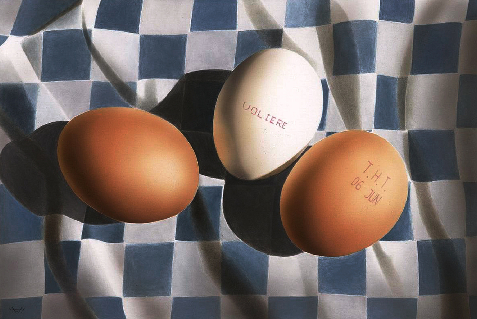 7. Stilleven met eieren.