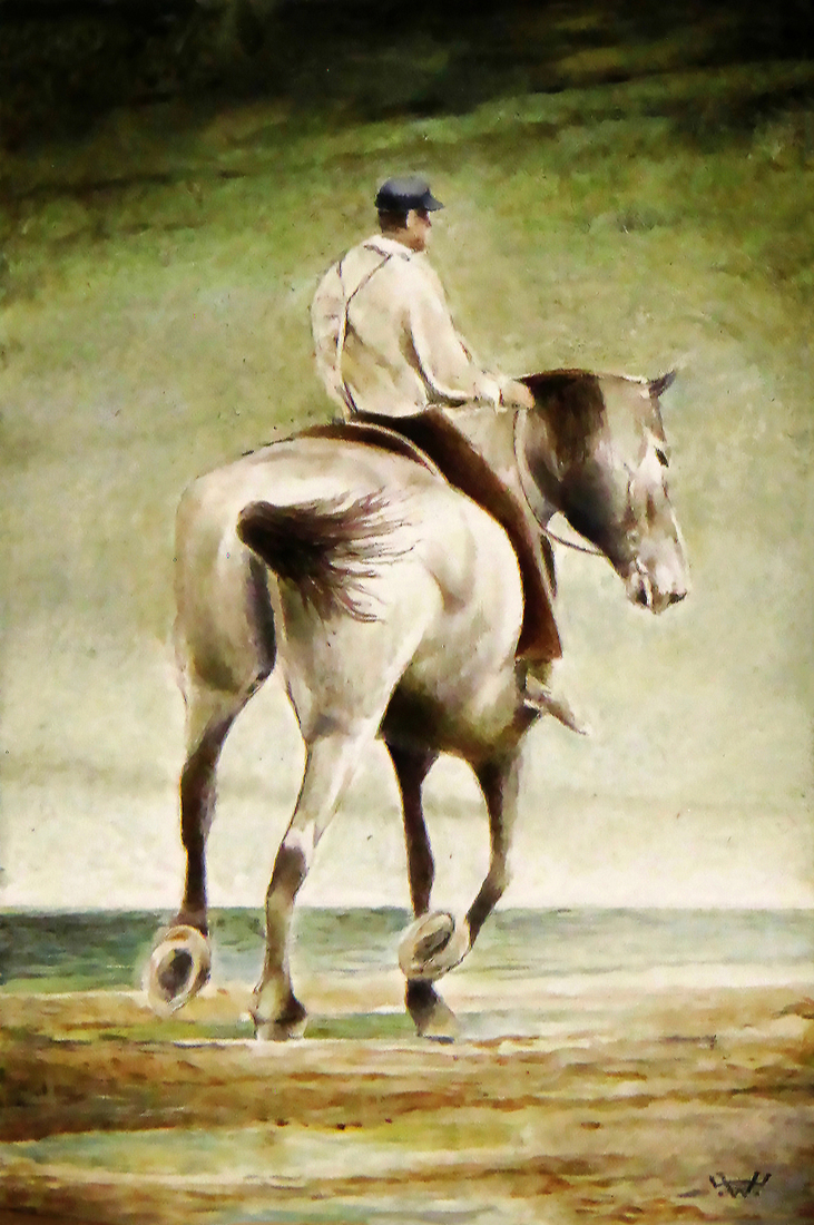 Man op Paard.