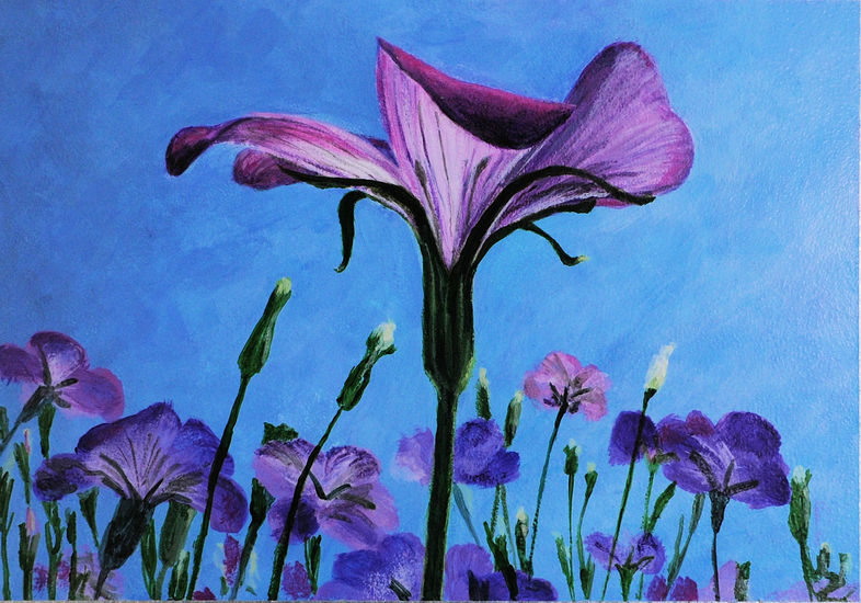 detail 5 van tuinschilderij