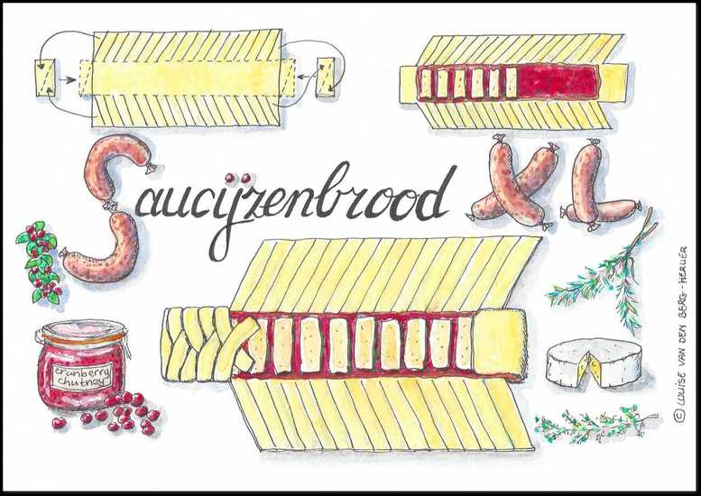 Saucijzenbrood XL