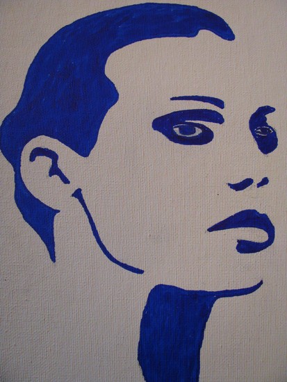 Blue lady
