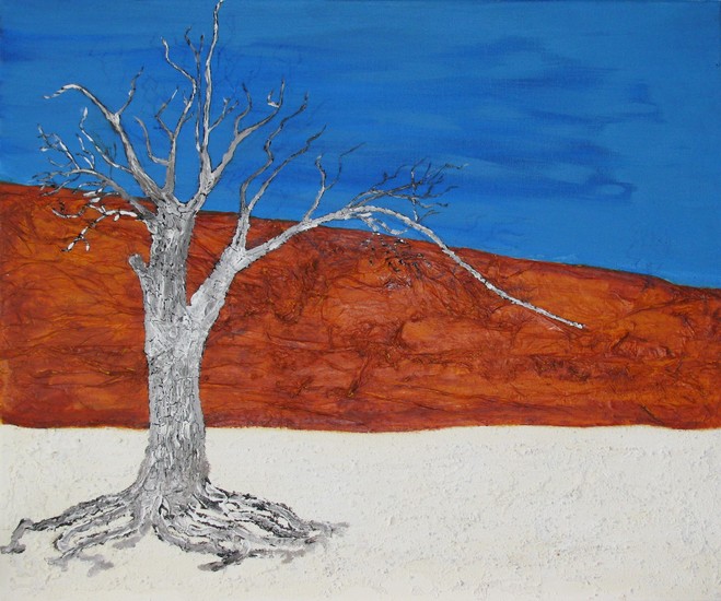 The death tree on desert