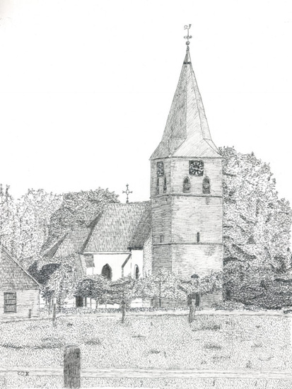 White chuch in Heemse(nl)