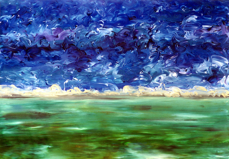 green blue turbulence