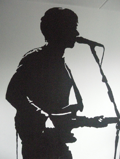 Muurschildering Alex Turner