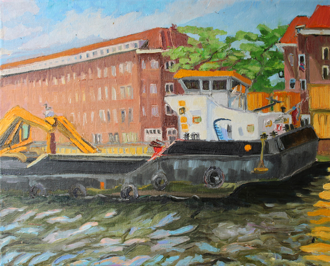 Werk aan de Kademuur