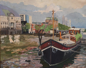 Van 4 december 2025 tot en met 14 januari 2025 laat  ik in Galerie De Stoker Witte de Withstraat 55 schilderijen van Amsterdam zien
De expositie wordt geopend op 13 december van 15.00 tot 17.00 uur. Op vrijdag  9 januari 2026 is er een artquiz. 

Je kunt je als team opgeven voor de artquiz door een mail te sturen aan het e-mailadres: saskialensinkart@gmaIl.com.