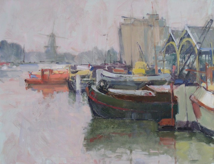 Boten in de Nieuwe Vaart
